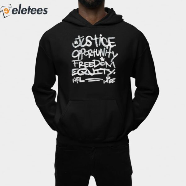 Inspire Change Justice Opportunity Equity Freedom 2023 Shirt