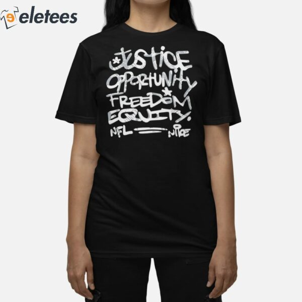 Inspire Change Justice Opportunity Equity Freedom 2023 Shirt