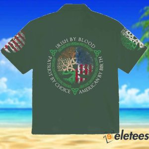 Irish By Blood Irish St Patricks Day Aloha Hawaiian Shirt 2