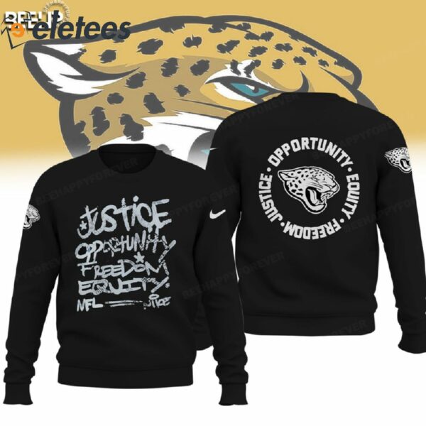 Jaguars Justice Opportunity Equity Freedom Hoodie