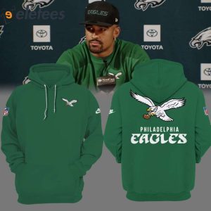 Jalen Hurts Eagles Kelly Green Hoodie