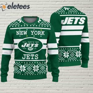 Jets Football Christmas Ugly Sweater 2