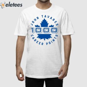 John Tavares 1000 Career Points Shirt 1