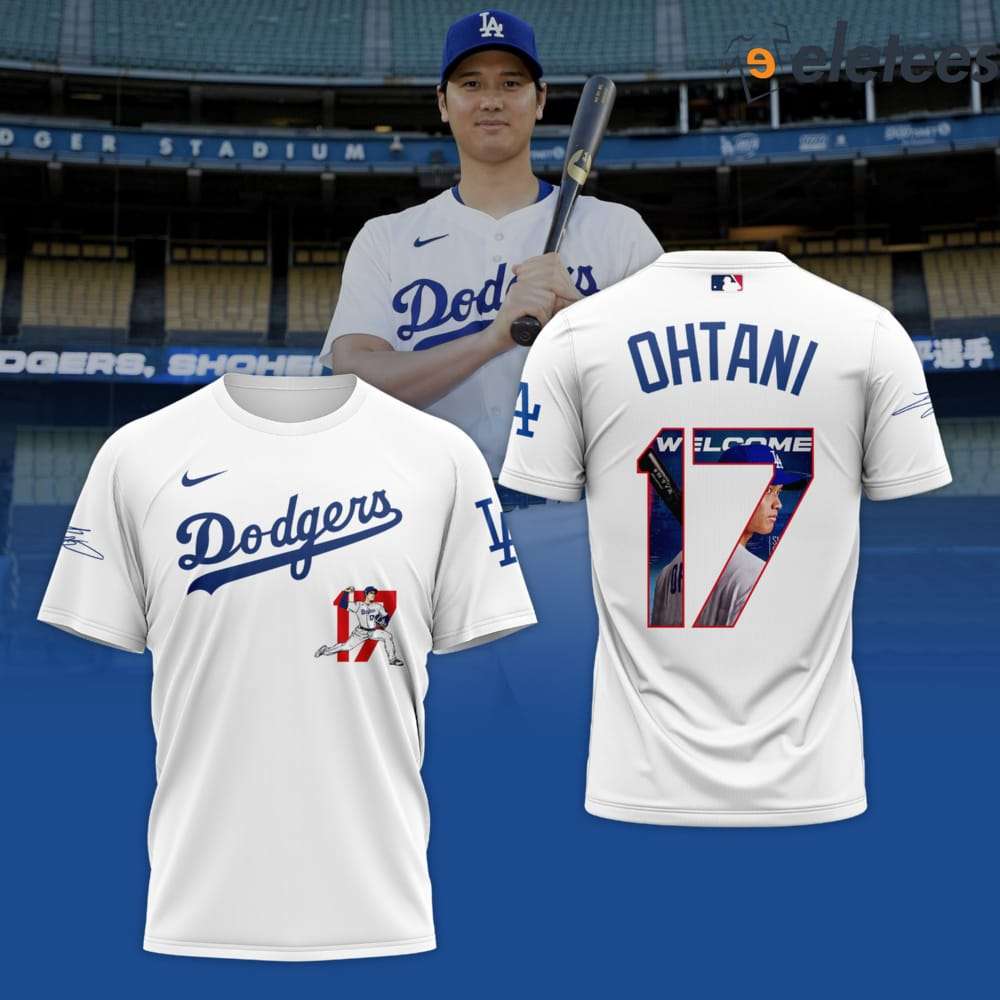 LA Dodgers Ohtani 17 Baseball Shirt