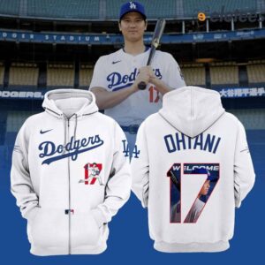 LA Dodgers Ohtani 17 Baseball Shirt 4