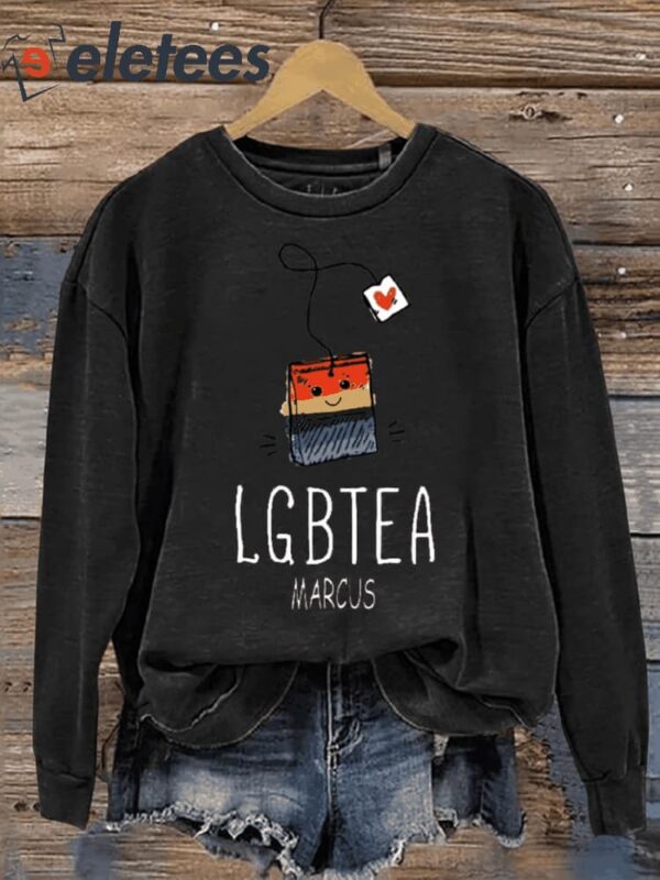 LGBTEA Marcus Print Casual Sweatshirt