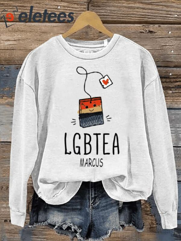 LGBTEA Marcus Print Casual Sweatshirt