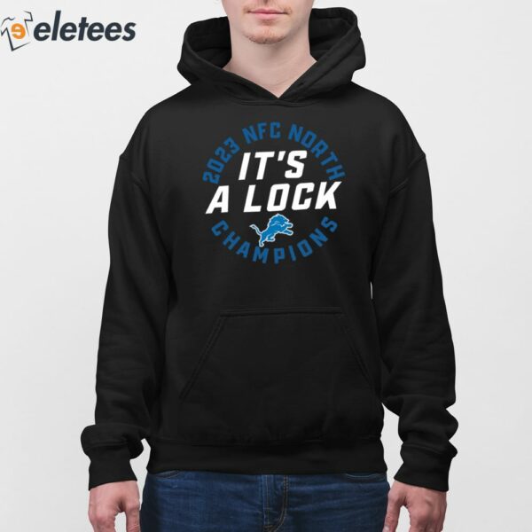 Lions 2023 Nfc North Division Champions It’s A Lock Shirt