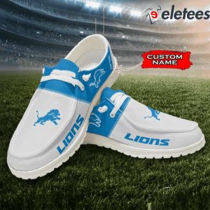 Lions Custom Name Dude Shoes1