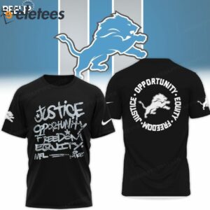 Lions Justice Opportunity Equity Freedom Hoodie1