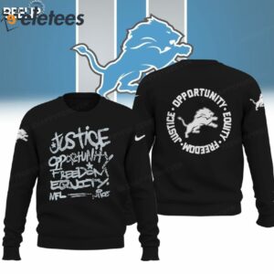 Lions Justice Opportunity Equity Freedom Hoodie2