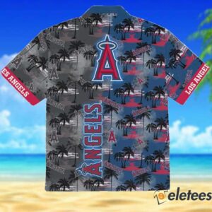 Los Angeles Angels Palm Tree Hawaiian Shirt 2