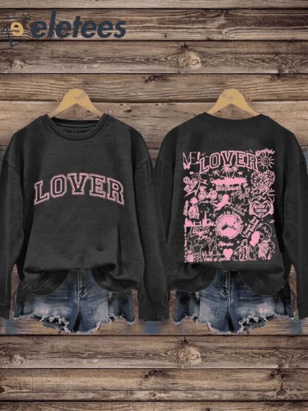 Lover Valentine’s Day Casual Print Sweatshirt