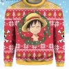 Luffy One Piece Anime Ugly Christmas Sweater