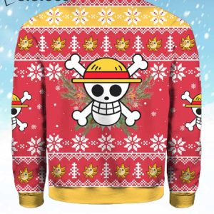 Luffy One Piece Anime Ugly Christmas Sweater 2