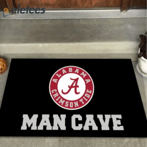 Man Cave Alabama Crimson Tide Doormat1