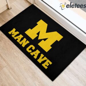 Man Cave Michigan Wolverines Doormat2