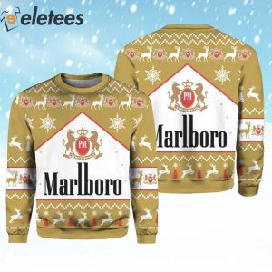 Marlboro Gold Ugly Christmas Sweater 3