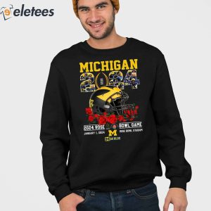 Michigan 2024 Rose Bowl Game Shirt 2 1