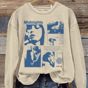 Midnights Trendy Casual Print Sweatshirt1