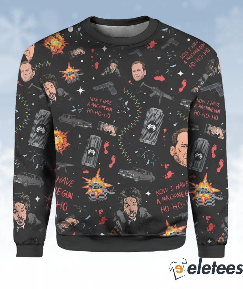 Die hard ho ho ho sweater best sale