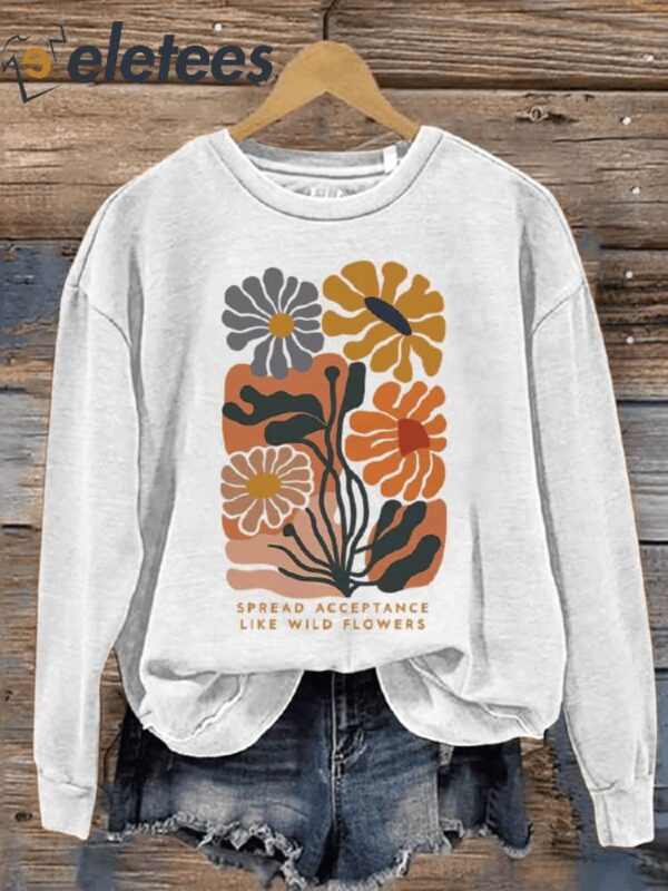 Neurodivergent Mental Health Casual Print Sweatshirt
