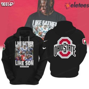 OSU Football Marvin Harrison Jr Like Father Like Son 3D Shirt 2