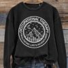 Occupational Therapy Art Print Pattern Casual Sweatshirt