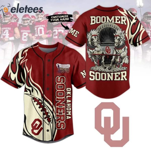 Oklahoma Boomer Sooner Baseball Jersey