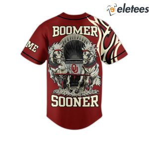 Oklahoma Boomer Sooner Baseball Jersey 3