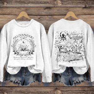 Ollivanders Wand Shop Wizard Casual Print Sweatshirt1