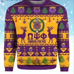 Omega Psi Ugly Christmas Sweater