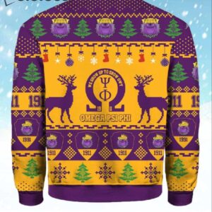 Omega Psi Ugly Christmas Sweater 2