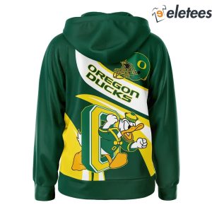 Oregon Ducks Quack Attack 3D Hoodie 3