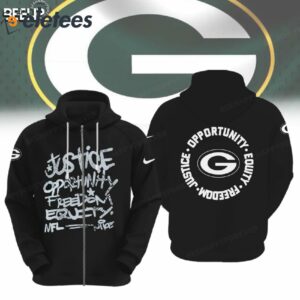 Packers Justice Opportunity Equity Freedom Hoodie3