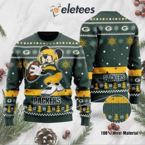Packers Mickey Mouse Funny Knitted Ugly Christmas Sweater1
