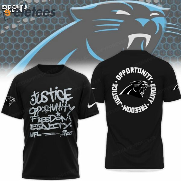 Panthers Justice Opportunity Equity Freedom Hoodie