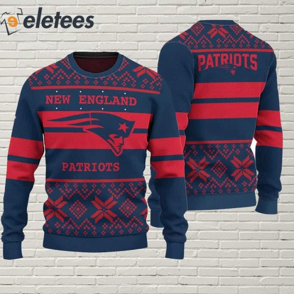 Patriots Football Christmas Ugly Sweater