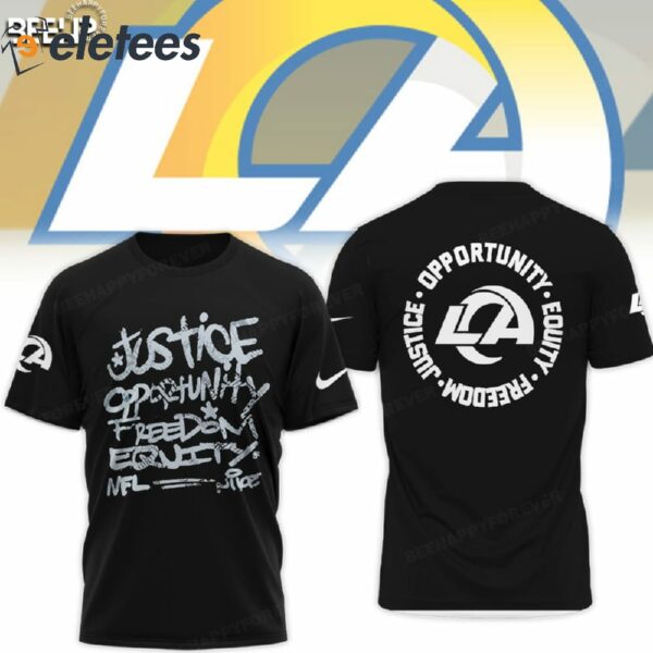 Rams Justice Opportunity Equity Freedom Hoodie