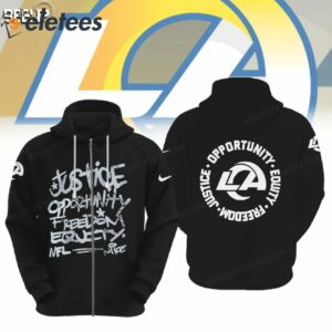 Rams Justice Opportunity Equity Freedom Hoodie3