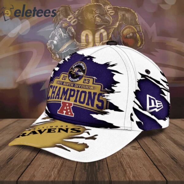 Ravens 2023 AFC North Division Champions Cap