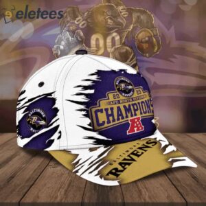 Ravens 2023 AFC North Division Champions Cap2