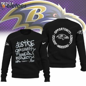 Ravens Justice Opportunity Equity Freedom Hoodie2
