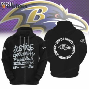 Ravens Justice Opportunity Equity Freedom Hoodie3