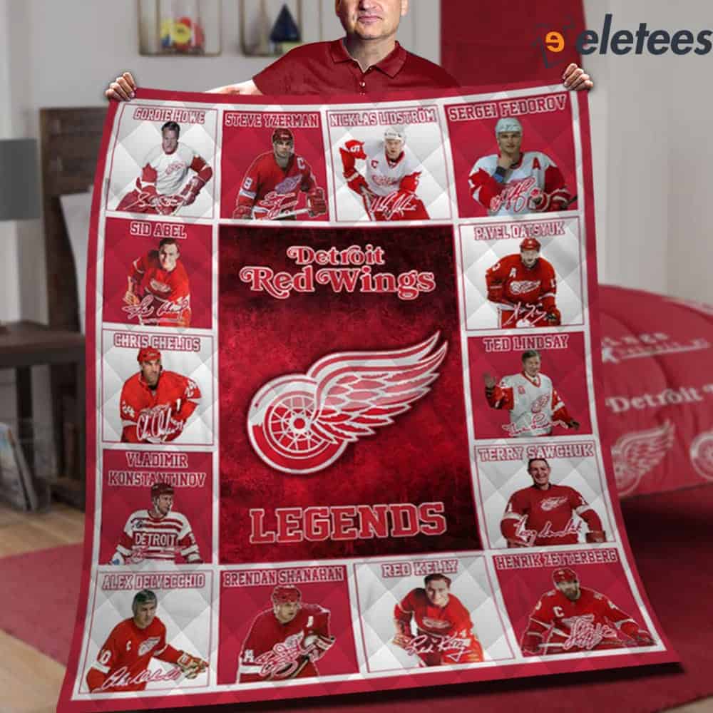 Red Wings Legends Blanket