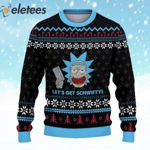 Let's get hotsell schwifty christmas sweater