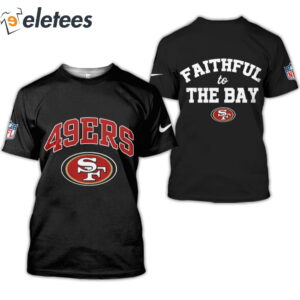 SF 49ers Faithful To The Bay All Over Printed Hoodie1
