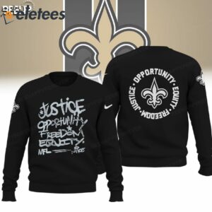 Saints Justice Opportunity Equity Freedom Hoodie2