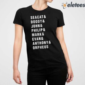 Seacat Doody John Philip Mark Evan Anthony Orpheus Shirt 2