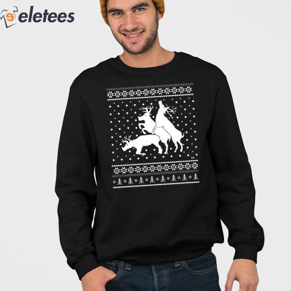 Sexing Reindeer Ugly Jumper Sweatshirt